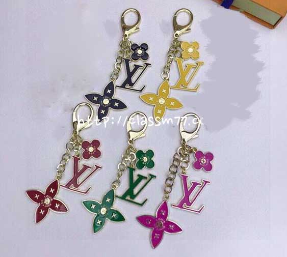 루이비통 22 한정판 Fleur De Monogram M67119 키홀더 키링 D761