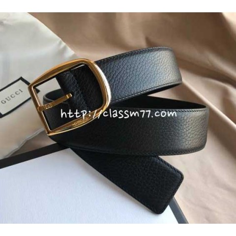 구찌 23 한정판 4cm 소가죽 카프스킨 벨트 F351