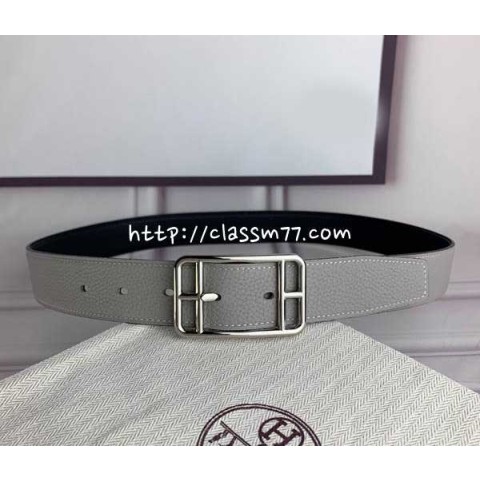 에르메스 23 한정판 3.2cm 양면 벨트 F372