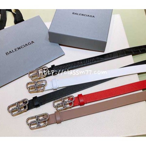 발렌시아가 23 한정판 2.5cm 벨트 F375
