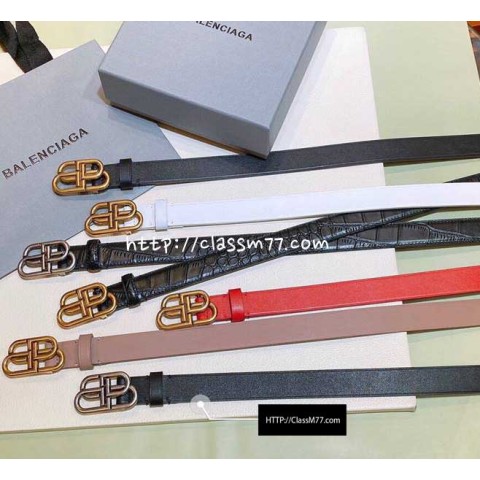 발렌시아가 23 한정판 2.5cm 벨트 F376