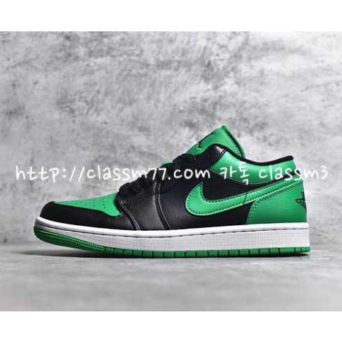 나이키 23 한정판 AJ1 Low“Luck Green” 553558-065 남여공용 신발 B1188