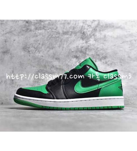 나이키 23 한정판 AJ1 Low“Luck Green” 553558-065 남여공용 신발 B1188