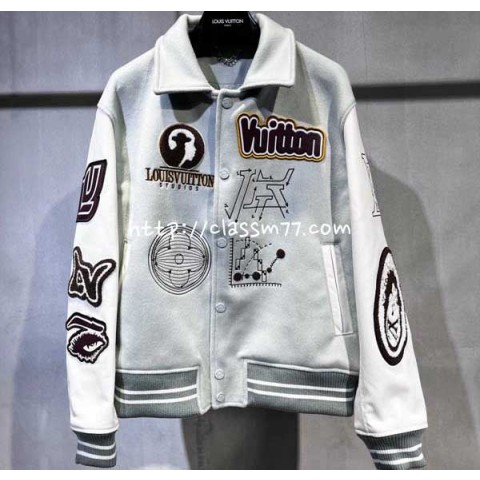 루이비통 23 한정판 XP28009-6 양털 긴팔 자켓 A4011