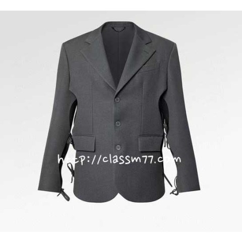 루이비통 23 한정판 양털 긴팔 정장 자켓 정장 긴바지 세트 A4014