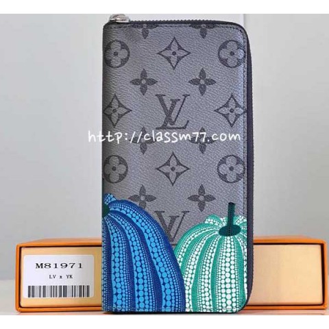 루이비통 23 한정판 LV x YK M81971 장지갑 E183