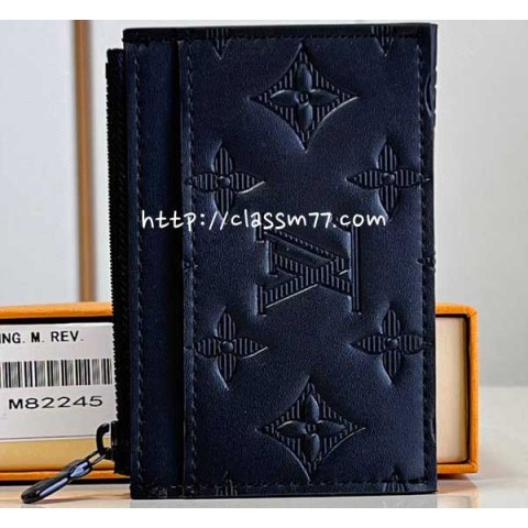루이비통 23 한정판 Coin M82245 소가죽 카프스킨 카드 지갑 E185