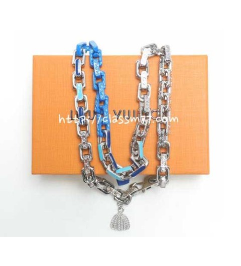 루이비통 23 한정판 LV x YK Paradise Chain M01095 목걸이 D812