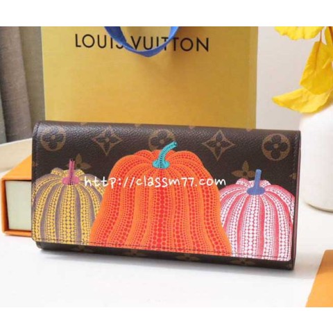 루이비통 23 한정판 LV x YK Portefeuille Victorine M82114 장지갑 E218