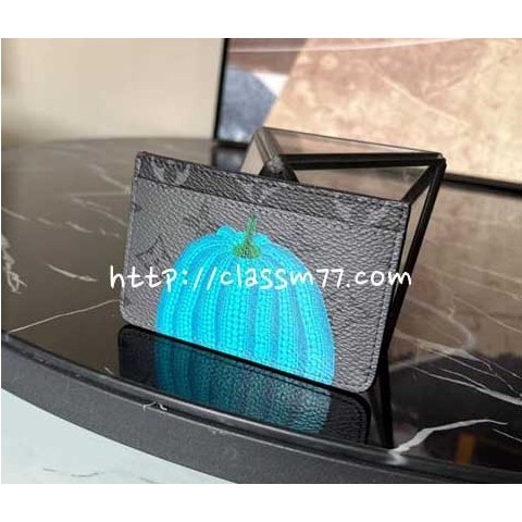 루이비통 23 한정판 LV x YK Porte Carte Simple M81968 카드 지갑 E219