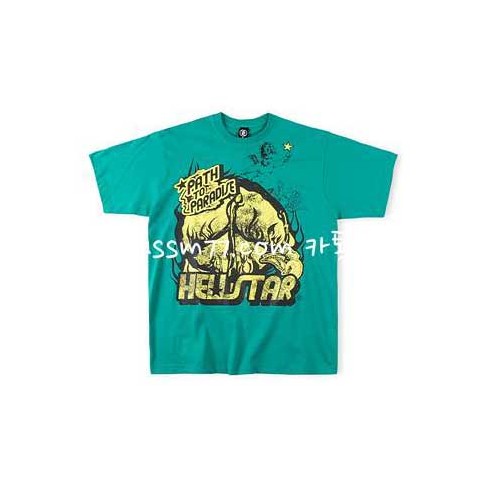 Hellstar Studios 23 한정판 Men‘s Small Pre Owned Path 남여공용 반팔 티셔츠 A4170