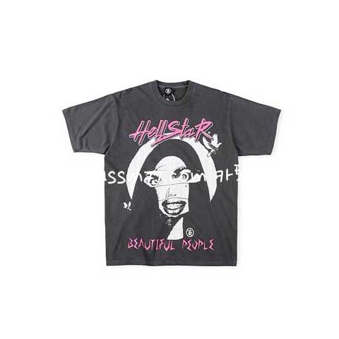 Hellstar Studios 23 한정판 Beautiful People Tour 남여공용 반팔 티셔츠 A4172