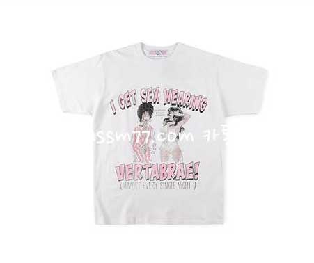 Vertabrae 23 한정판 Sex Tee 69 남여공용 반팔 티셔츠 A4180