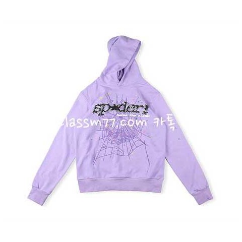 Sp5der 23 한정판 Young Thug 555555 Acai Hoodie Pants 긴팔 후드 티셔츠 A4189