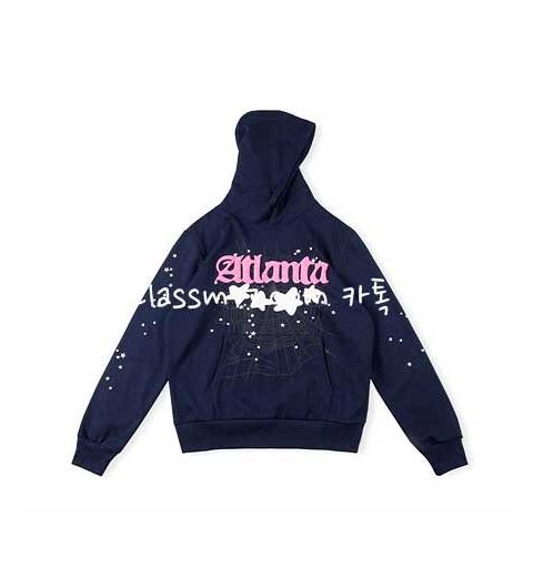 Sp5der 23 한정판 Atlanta Hoodie 남여공용 긴팔 후드 티셔츠 A4192