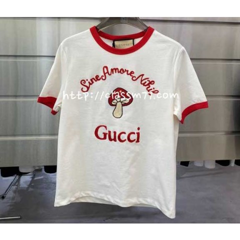 구찌 23 한정판 Gucci Sine Amore Nihil 여성 반팔 티셔츠 A4243