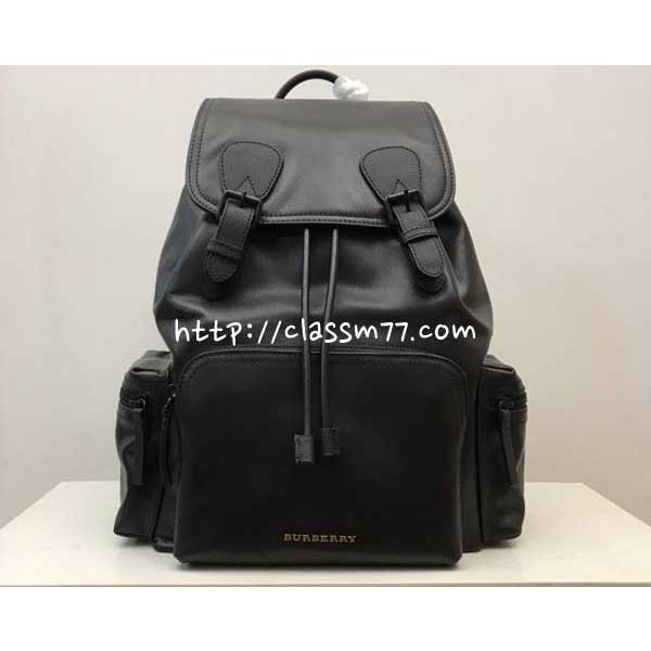 버버리 23 한정판 The Rucksack 40334031 남여공용 소가죽 카프스킨 백팩 C1360