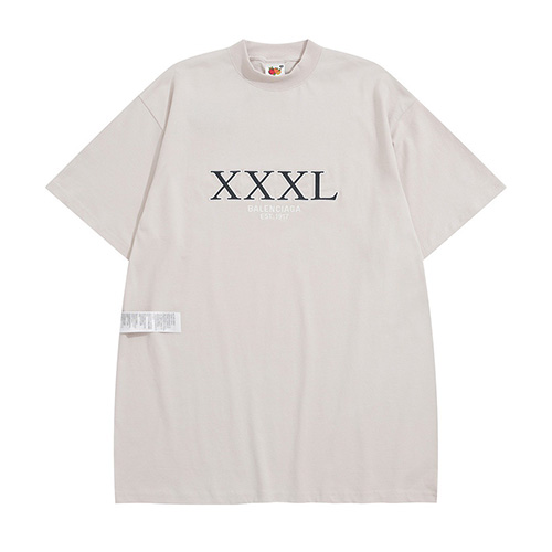 발렌시아가 23 한정판 3XL 프린트 오버사이즈 티셔츠 A4288