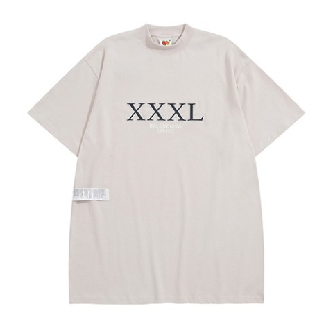 발렌시아가 23 한정판 3XL 프린트 오버사이즈 티셔츠 A4288