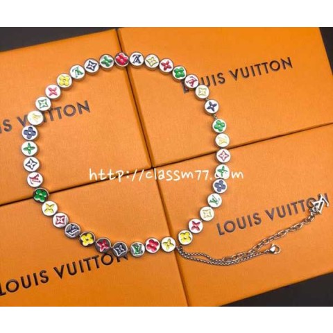 루이비통 23 한정판 Monogram Colors M01266 목걸이 D892