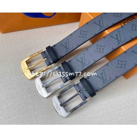 루이비통 23 한정판 3.4cm 벨트 F461