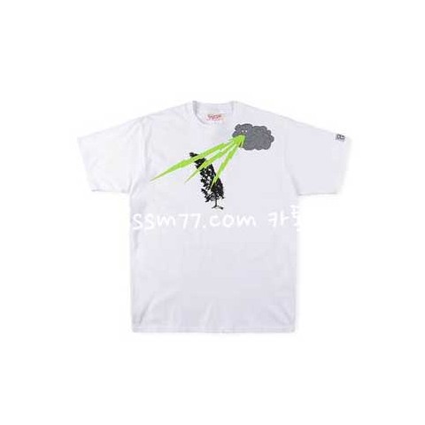 KAPITAL 23 한정판 반팔 티셔츠 A4541