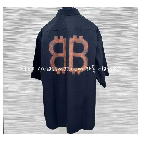 발렌시아가 23 한정판 반팔 셔츠 A4597