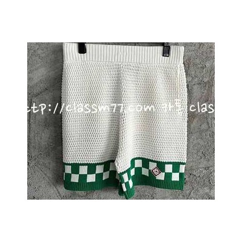 Casablanca 카사블랑카 23 한정판 니트 반바지 A4600