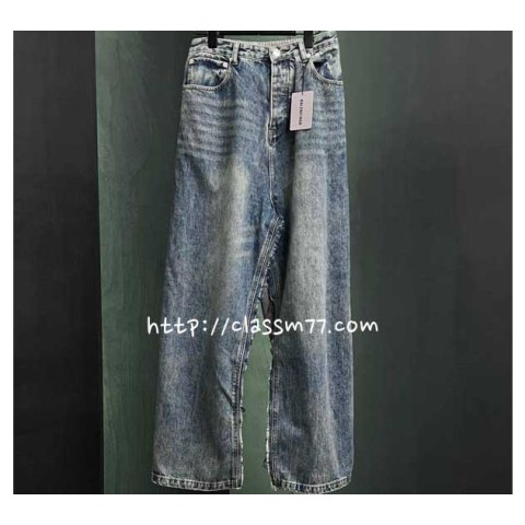 발렌시아가 23 한정판 청바지 긴바지 A4650