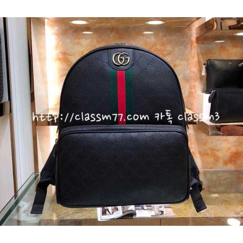 구찌 23 한정판 85011 소가죽 카프스킨 백팩 C1634