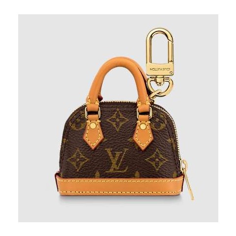 루이비통 23 한정판 마이크로 알마 백 참 키홀더 키링 M00995 D951