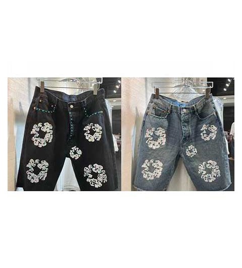 Levi's x DENIM TEARS 23 한정판 V129 청바지 반바지 A4750