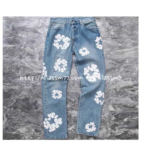 Levi's x DENIM TEARS 23 한정판 V108 청바지 긴바지 A4751