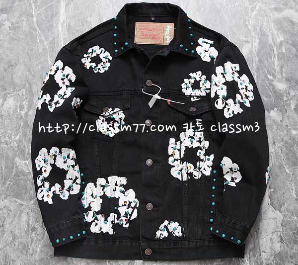 Levi's x DENIM TEARS 23 한정판 V120 긴팔 청자켓 A4755