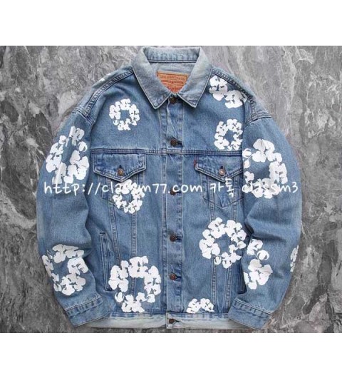 Levi's x DENIM TEARS 23 한정판 V062 긴팔 청자켓 A4756