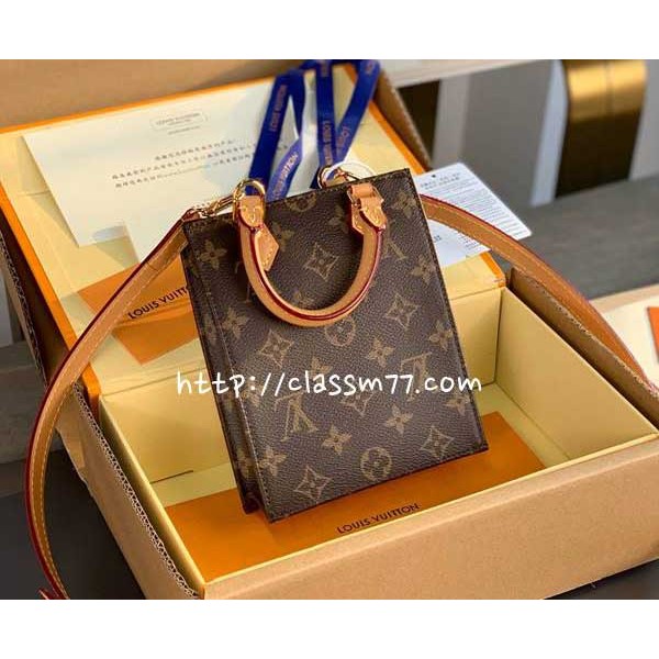 루이비통 23 한정판 Petit Sac Plat M69442 여성 크로스백 가방 C1754