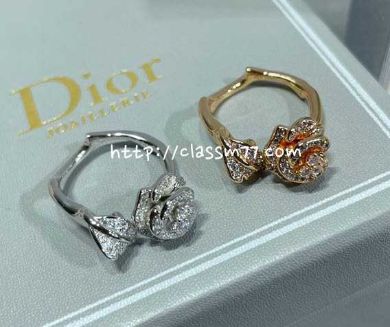 디올 23 한정판 Rose Dior Bagatelle 반지 D982