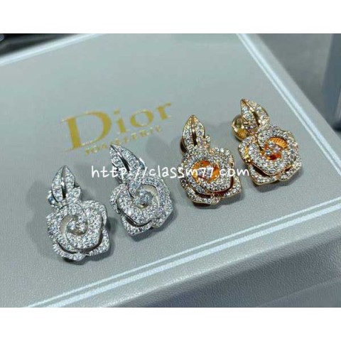 디올 23 한정판 Rose Dior Bagatelle 귀걸이 D983