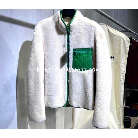 루이비통 23 한정판 XP21035-2 양털 긴팔 자켓 A4959