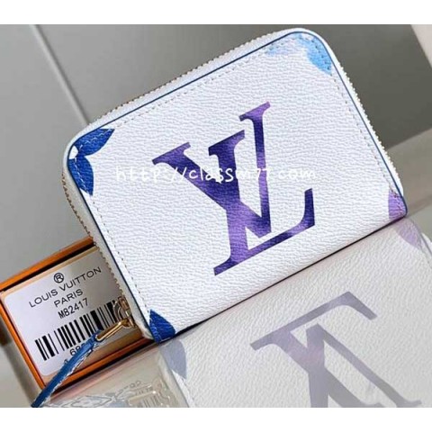 루이비통 23 한정판 Resort M82417 소가죽 카프스킨 카드 지갑 E296