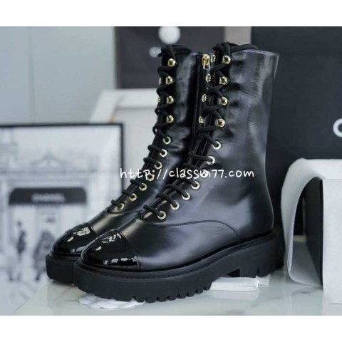 샤넬 23 한정판 여성 부츠 B1549