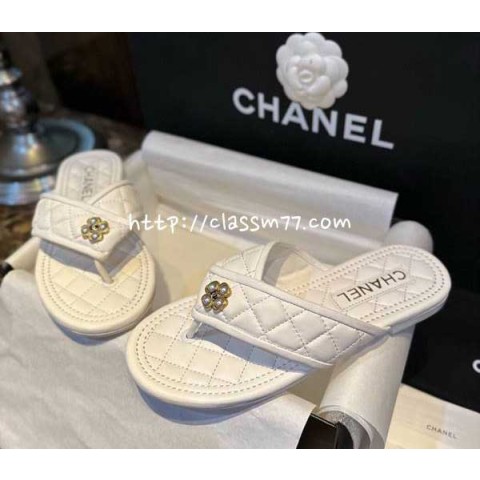 샤넬 23 한정판 여성 슬리퍼 B1551