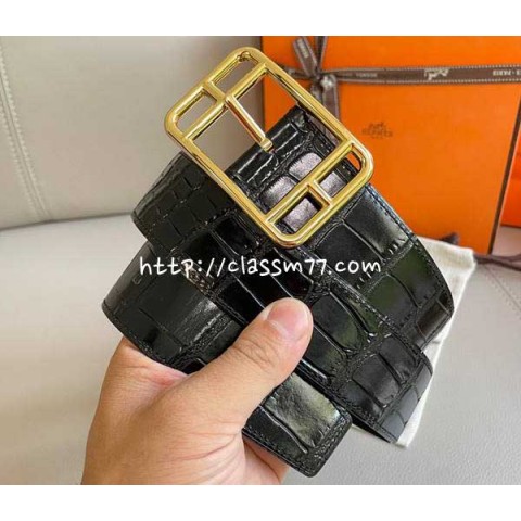에르메스 23 한정판 3.8cm 벨트 F556