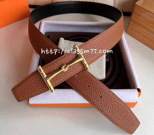에르메스 23 한정판 3.8cm 양면 벨트 F567
