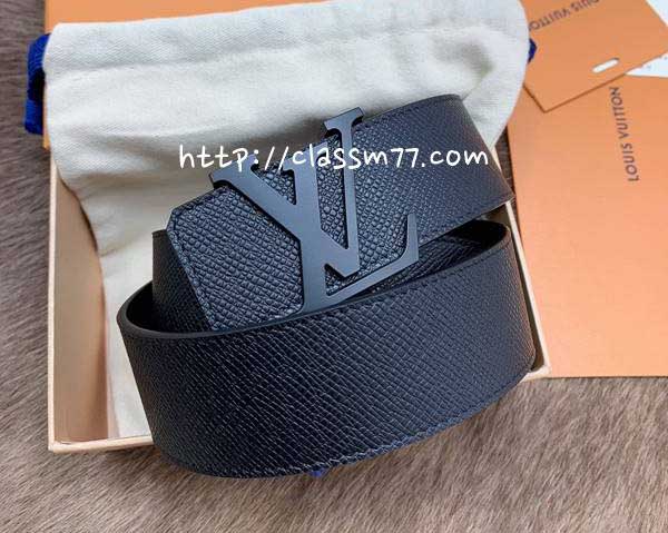 루이비통 23 한정판 4cm 양면 소가죽 카프스킨 벨트 F576