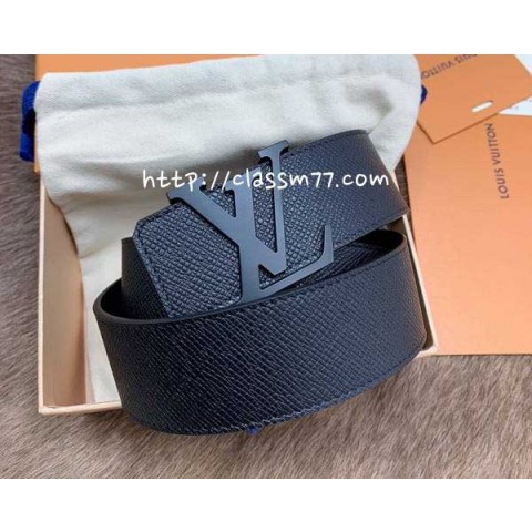 루이비통 23 한정판 4cm 양면 소가죽 카프스킨 벨트 F576