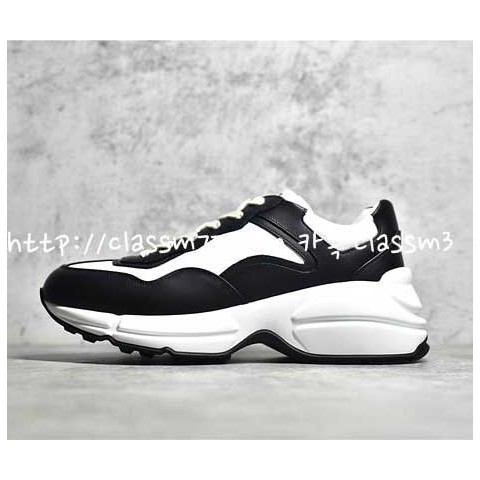 구찌 23 한정판 남여공용 Rhyton Vintage Trainer Sneaker 소가죽 카프스킨 운동화 B1632