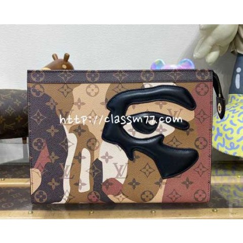 루이비통 23 한정판 Pochette Voyage M82589 클러치백 가방 C1970