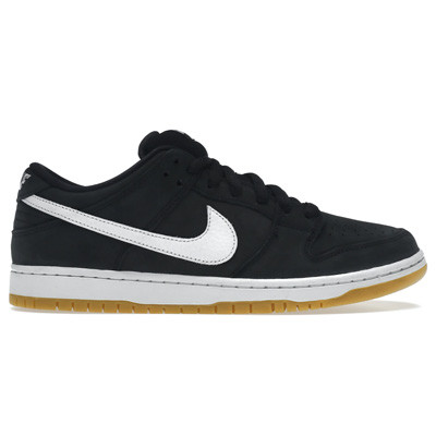 [NIKE] 나이키 23 한정판 SB 덩크 로우 프로 ISO 블랙 검 라이트 브라운 CD2563-006 운동화 B1654