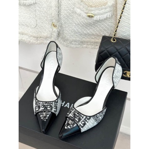 샤넬 23 한정판 D01982-1 D01982-2 7cm 여성 하이힐 B1664